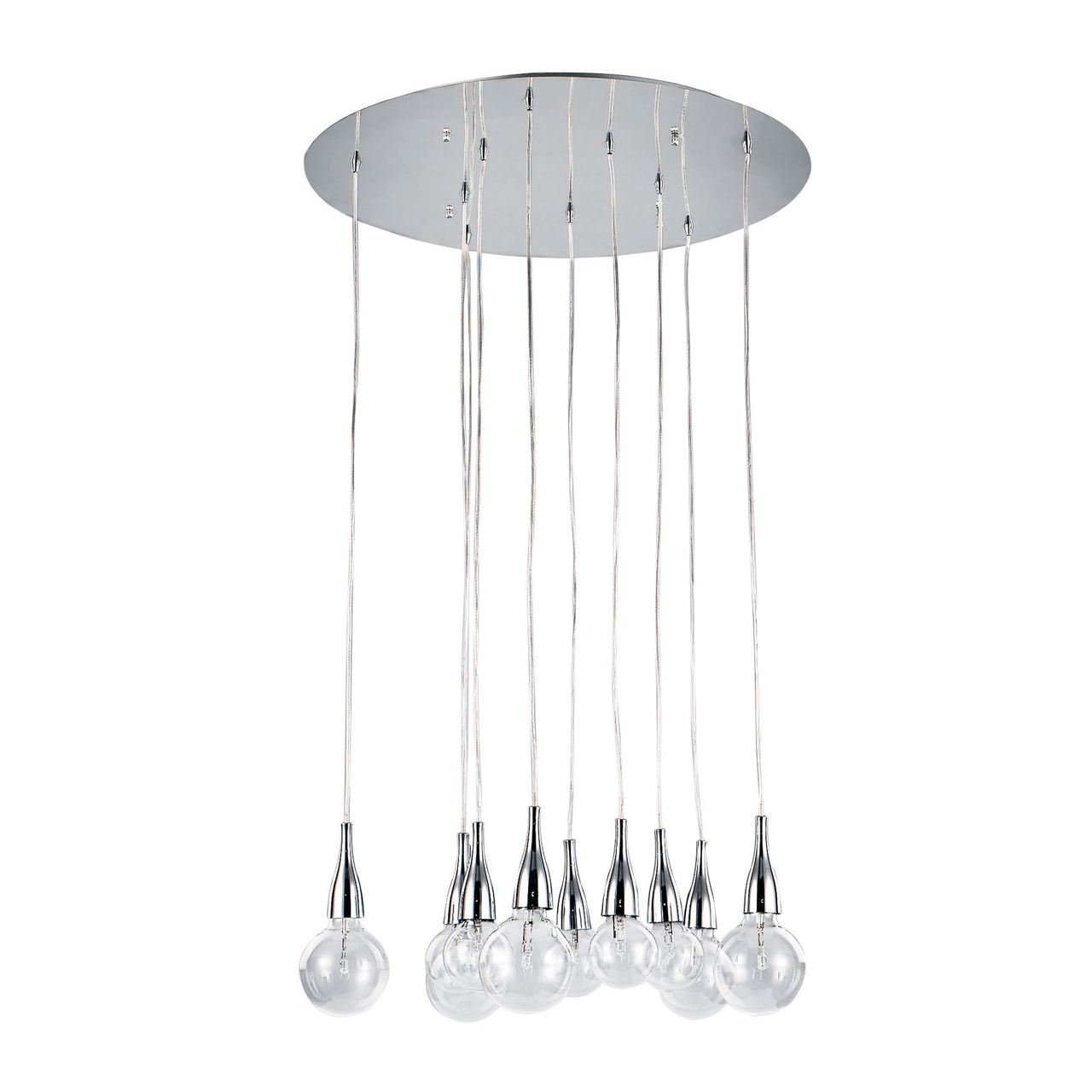 Подвесная люстра Ideal Lux Minimal SP10 Cromo