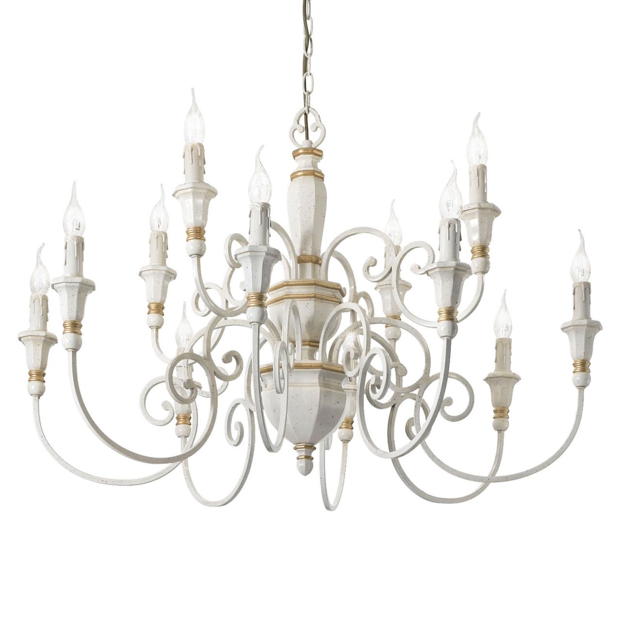 Подвесная люстра Ideal Lux Palio SP12 Bianco