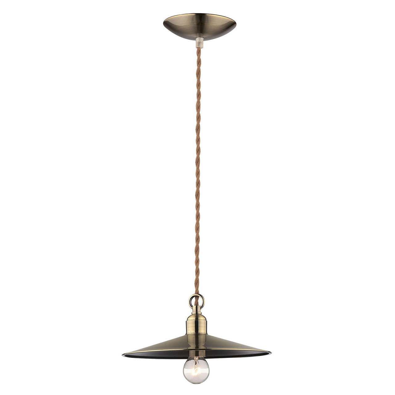 Подвесной светильник Ideal Lux Cantina SP1 Small Brunito