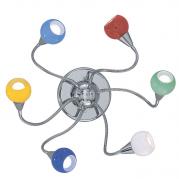 Потолочная люстра Ideal Lux Tender PL6 Color