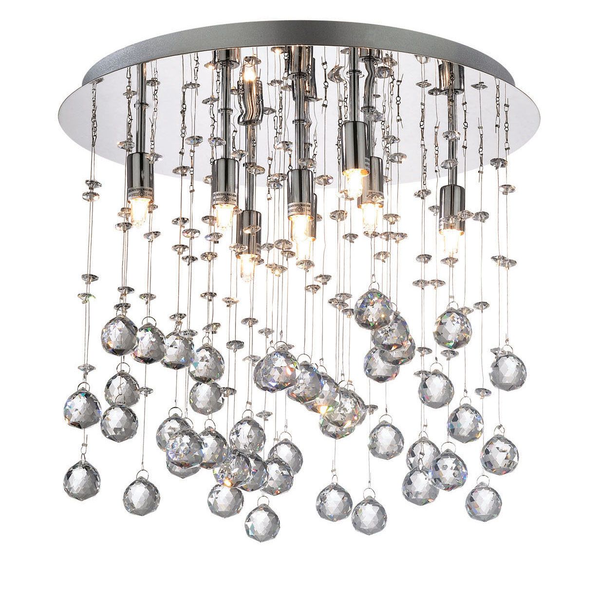 Потолочный светильник Ideal Lux Moonlight PL8 Cromo