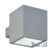 Уличный настенный светильник Ideal Lux Snif AP1 Square Grigio