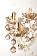 Подвесная люстра Eurosvet 10052/8 золото/тонированный хрусталь Strotskis