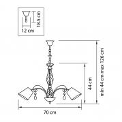 Подвесная люстра Lightstar Esedra 796158