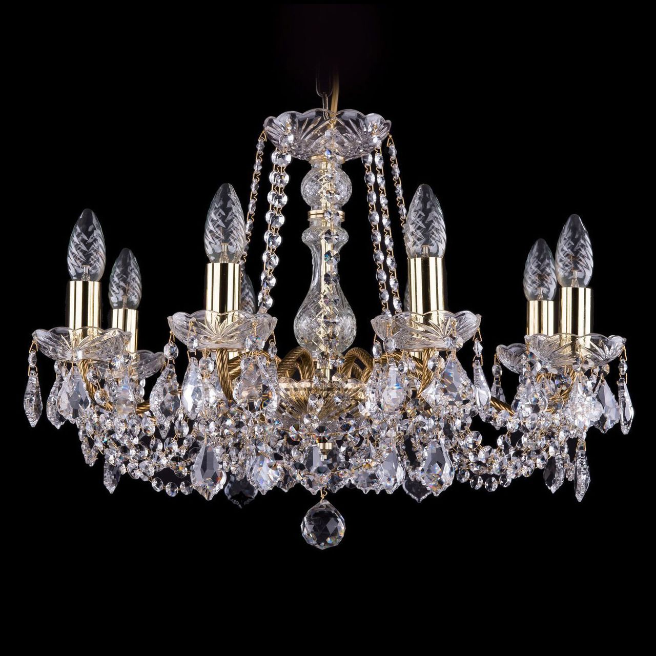 Подвесная люстра Bohemia Ivele 1214/8/200/G/Leafs