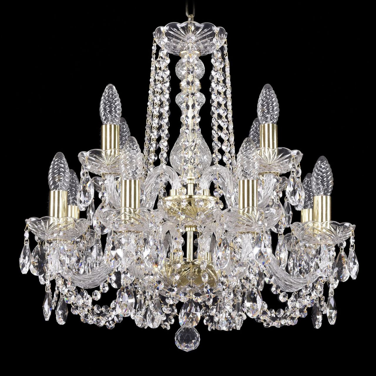 Подвесная люстра Bohemia Ivele 1402/8+4/160/2d/G