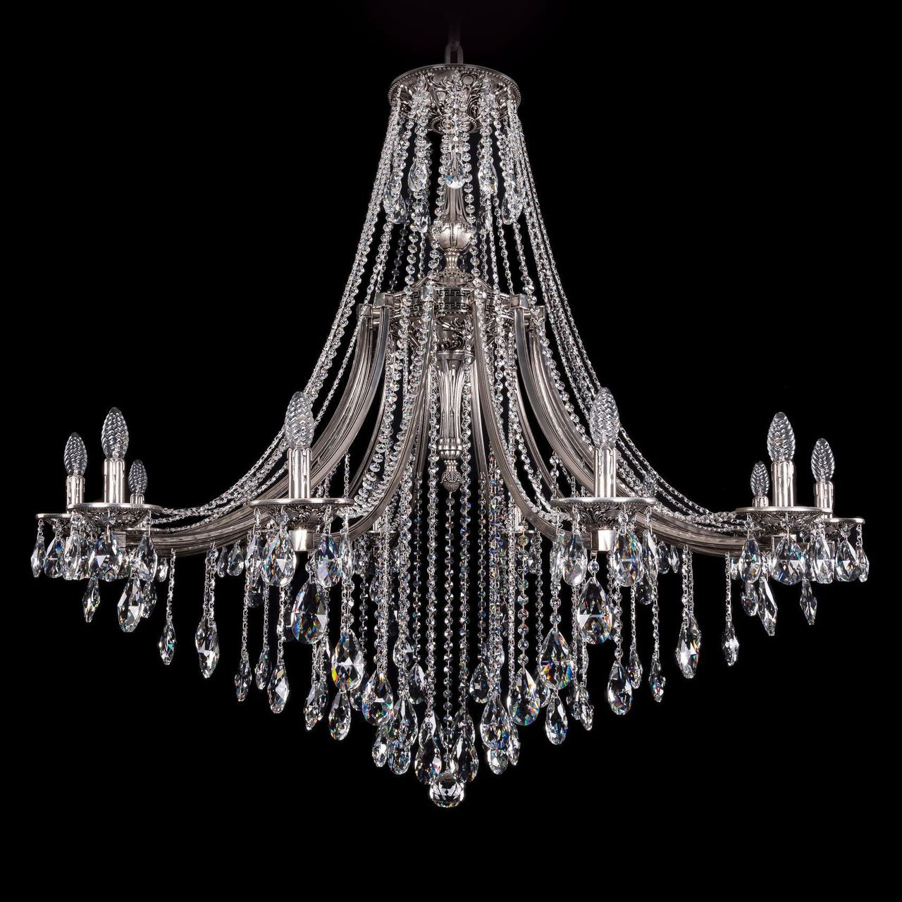 Подвесная люстра Bohemia Ivele 1771/12/490/B/NB