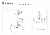 Подвесная люстра Freya Farfalla FR043-08-R
