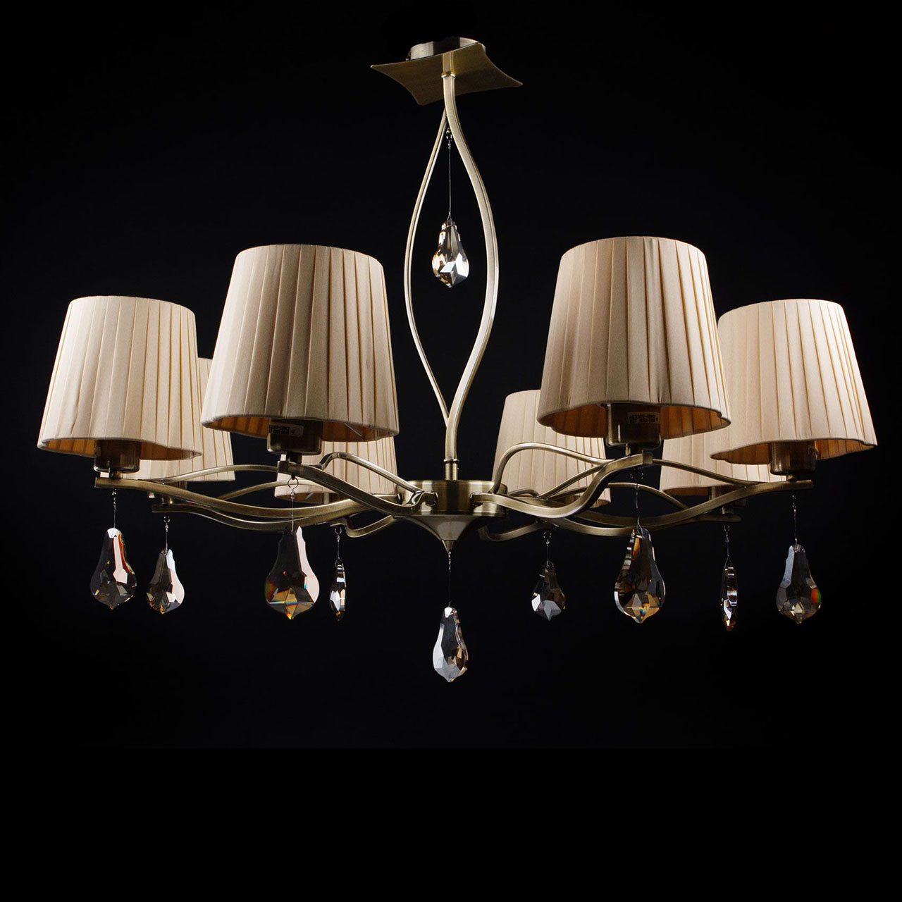 Подвесная люстра Brizzi BX 03203/8 Bronze Cream
