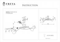 Потолочная люстра Freya Flash FR103-04-GN