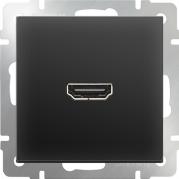 Розетка HDMI черная матовая WL08-60-11 4690389097522