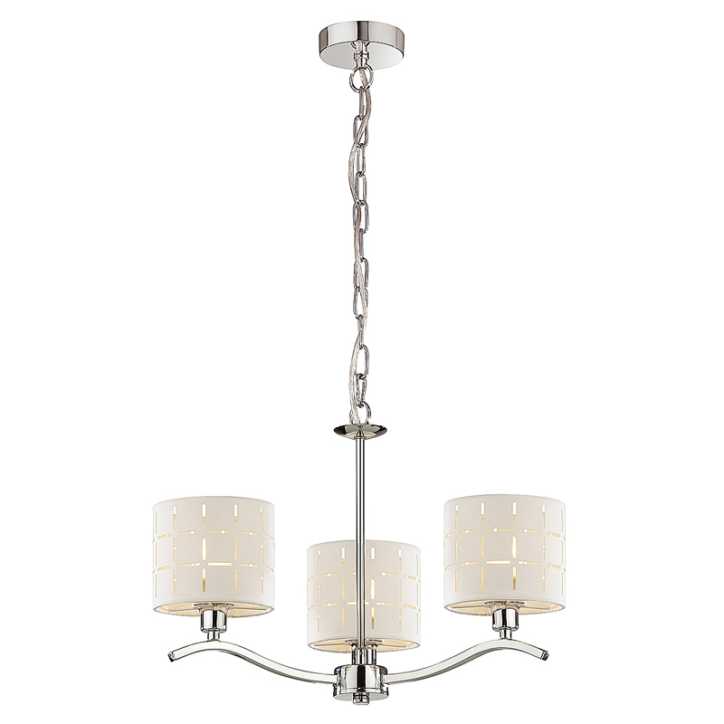 Подвесная люстра Luce Solara Moderno 5052 5052/3P Chrome/White