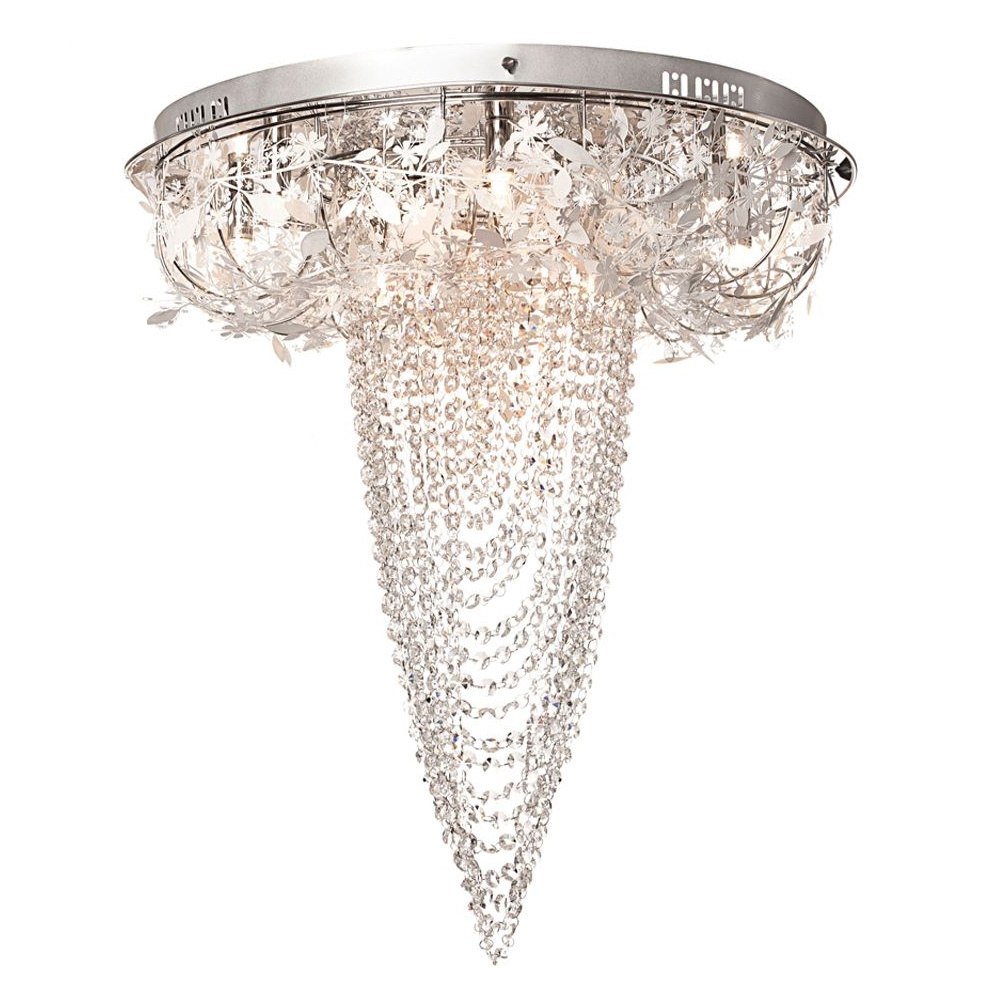 Потолочная люстра Luce Solara Natura 9016 9016/9PL White/White