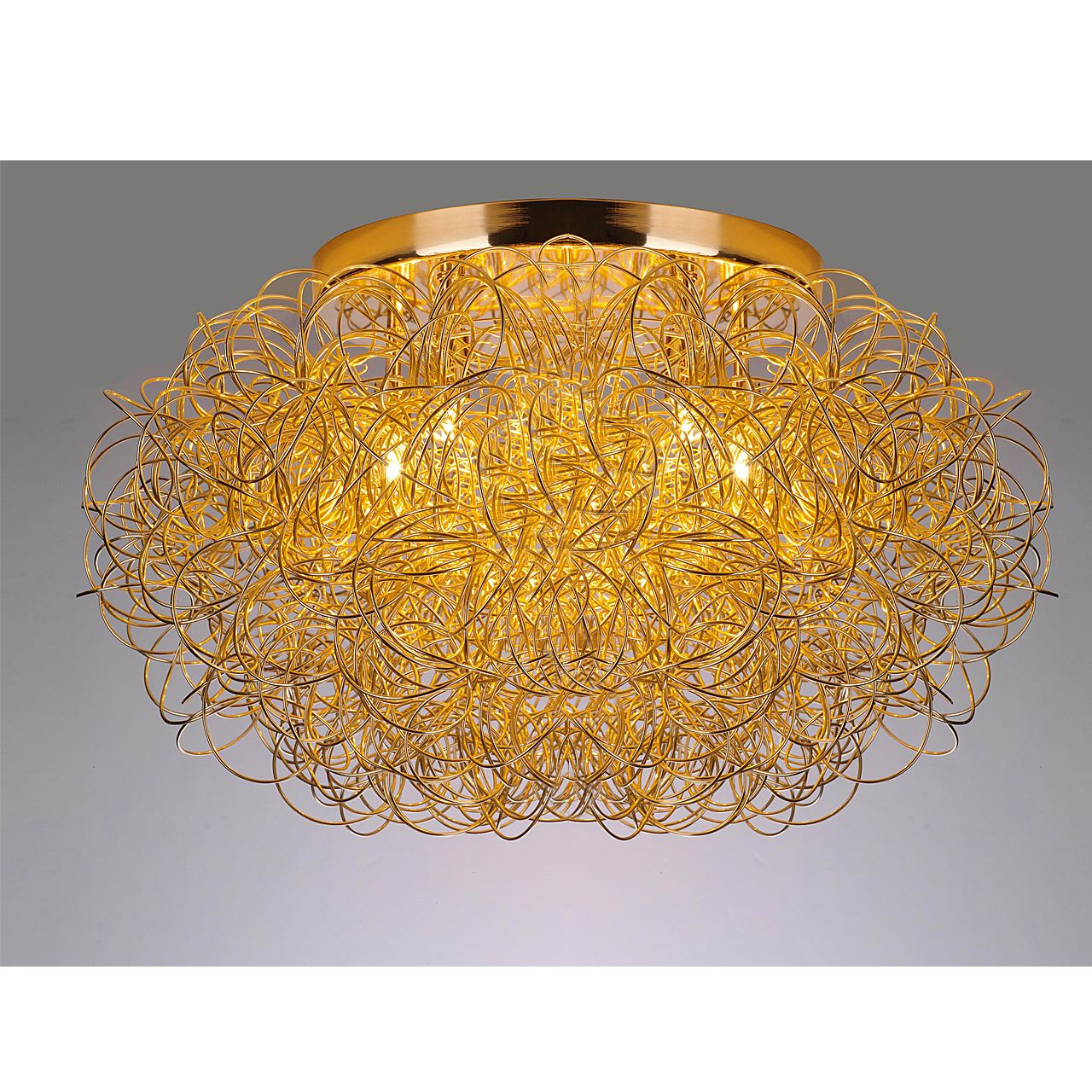 Потолочный светильник Luce Solara Natura 9015 9015/6PL Gold