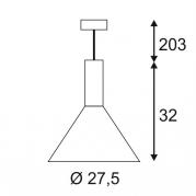 Подвесной светильник SLV Phelia PD-L 133320