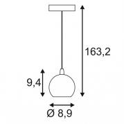 Подвесной светодиодный светильник SLV Light Eye Small 133490