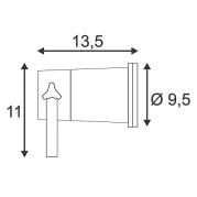 Ландшафтный светильник SLV Nautilus Spike XL 227410
