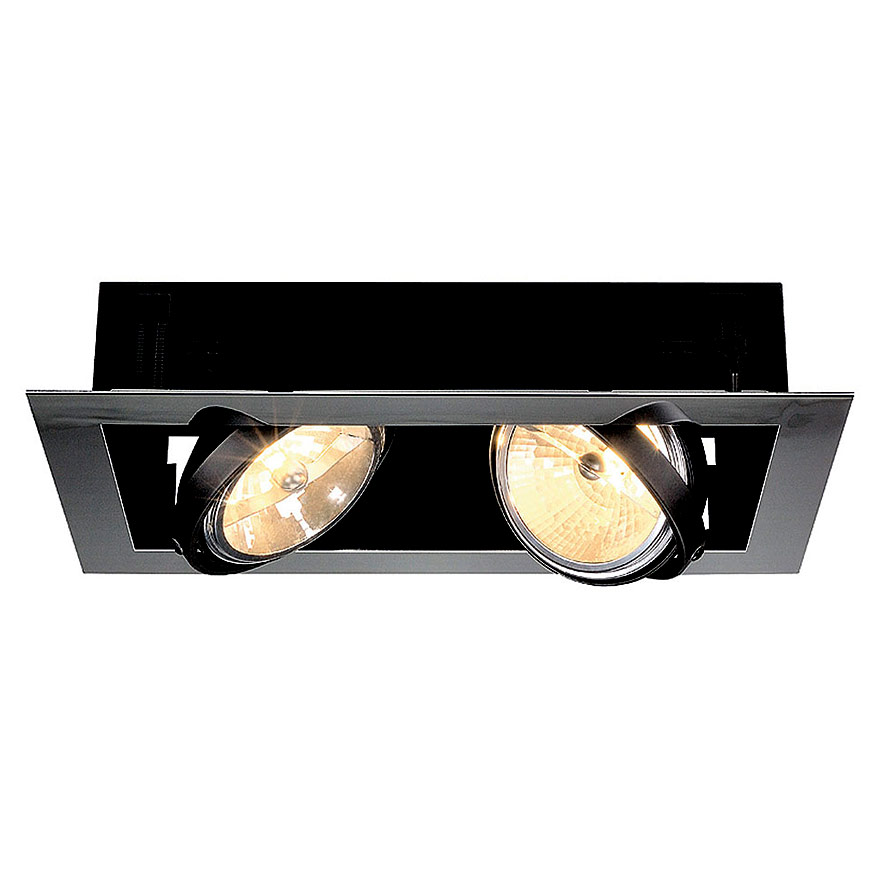 Встраиваемый светильник SLV Aixlight Flat Double QRB111 154632