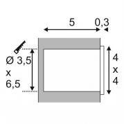 Мебельный светодиодный светильник SLV Mini Frame Led 112711