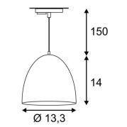 Трековый светильник SLV 1Phase-Track Para Cone 14 143990
