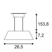 Трековый светодиодный светильник SLV 1Phase-Track Wave PD 144003