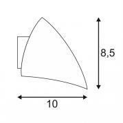 Уличный настенный светодиодный светильник SLV Nova Led 227050