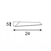 Уличный настенный светодиодный светильник SLV Trapecco Wall Down 231745