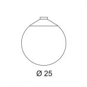 Уличный подвесной светильник SLV Rotoball Swing 25 228050