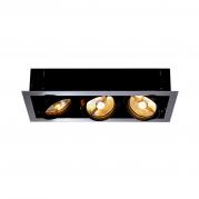 Встраиваемый светильник SLV Aixlight Flat Triple ES111 154642