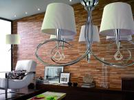 Подвесная люстра Mantra Mara Chrome - White 1641