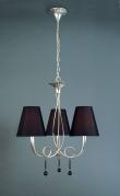 Подвесная люстра Mantra Paola Painted Silver 3532