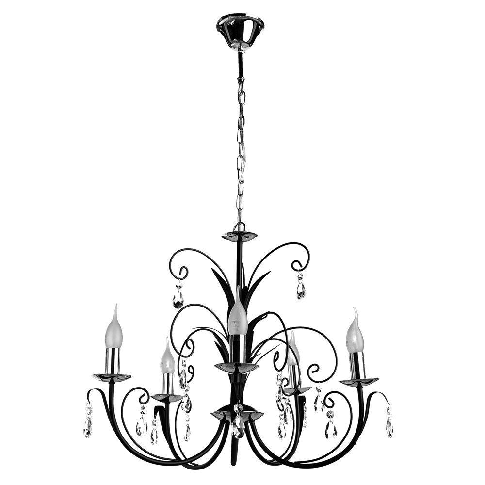Подвесная люстра Arte Lamp Romana A1742LM-5BK