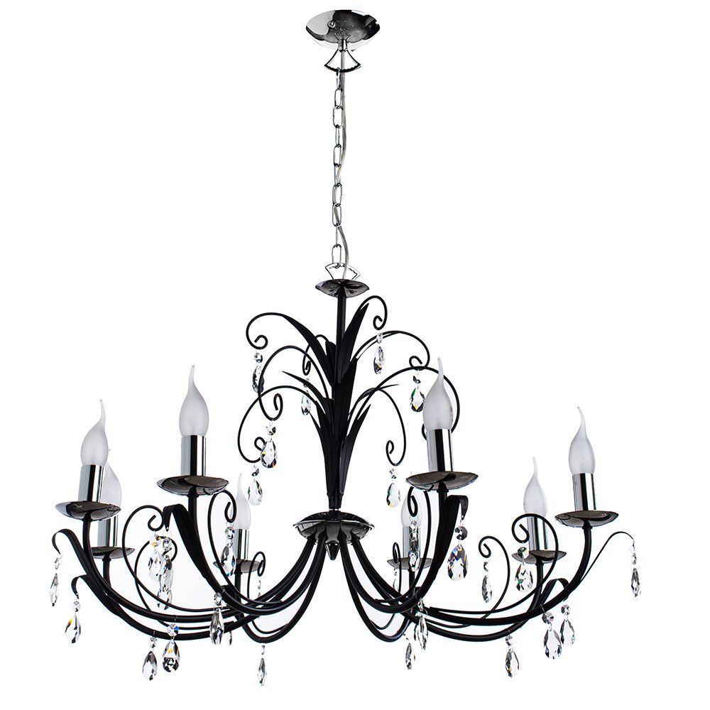 Подвесная люстра Arte Lamp Romana A1742LM-8BK