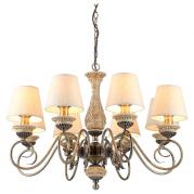 Подвесная люстра Arte Lamp Ivory A9070LM-8AB