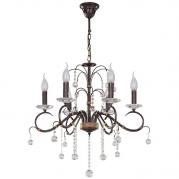 Подвесная люстра IDLamp Maura 253/6-Blackplatina