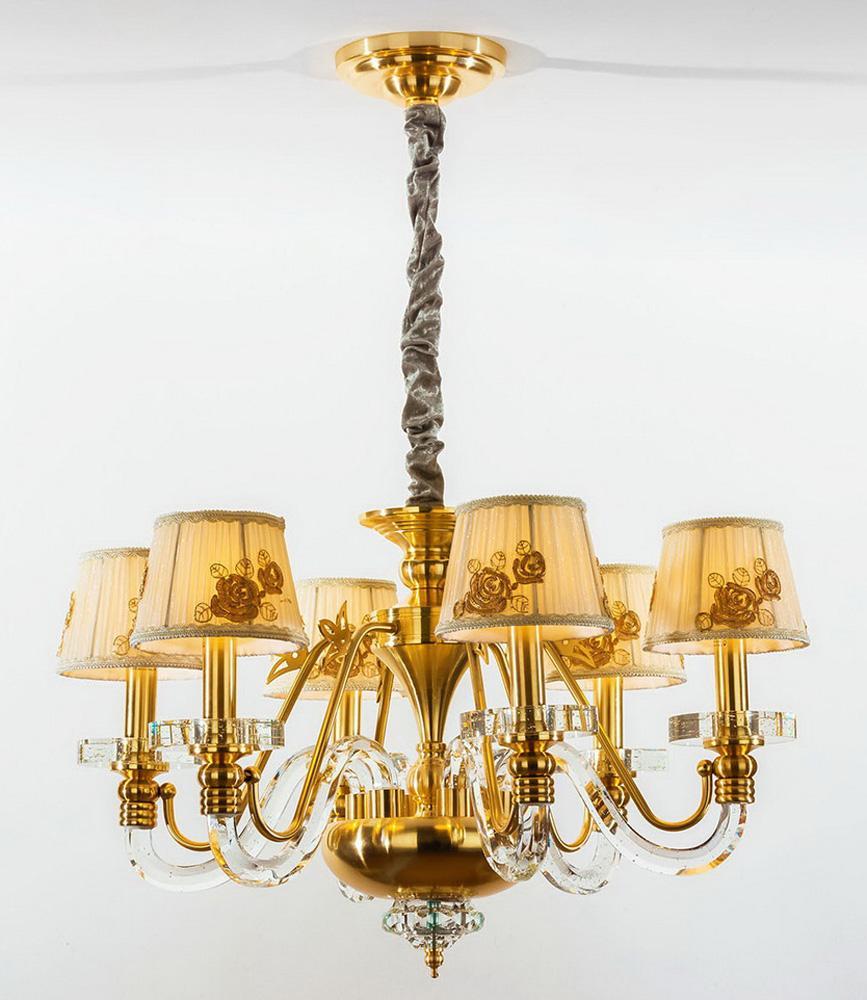 Подвесная люстра IDLamp Domenica 402/6-LEDOldbronze
