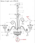 Подвесная люстра Odeon Light Abela 2791/6
