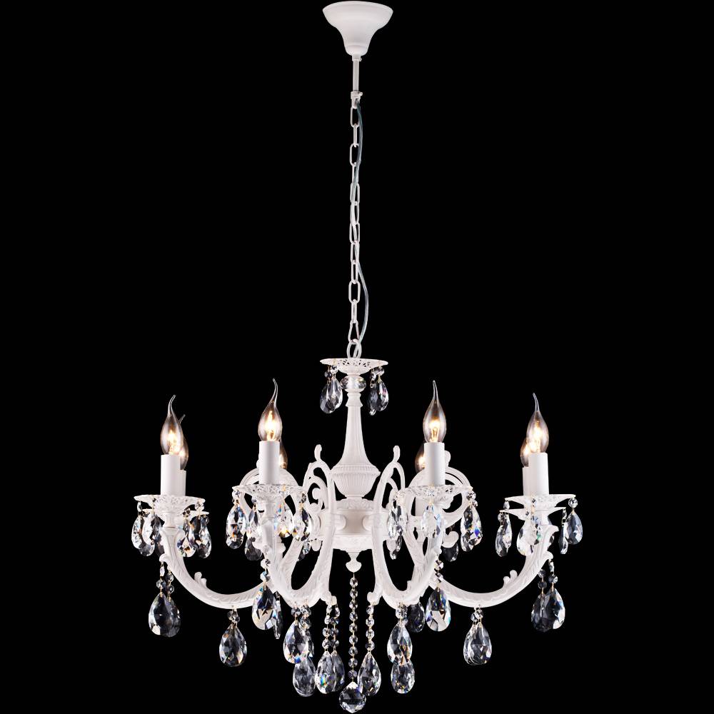 Подвесная люстра Arte Lamp Ascona A2815LM-8WH