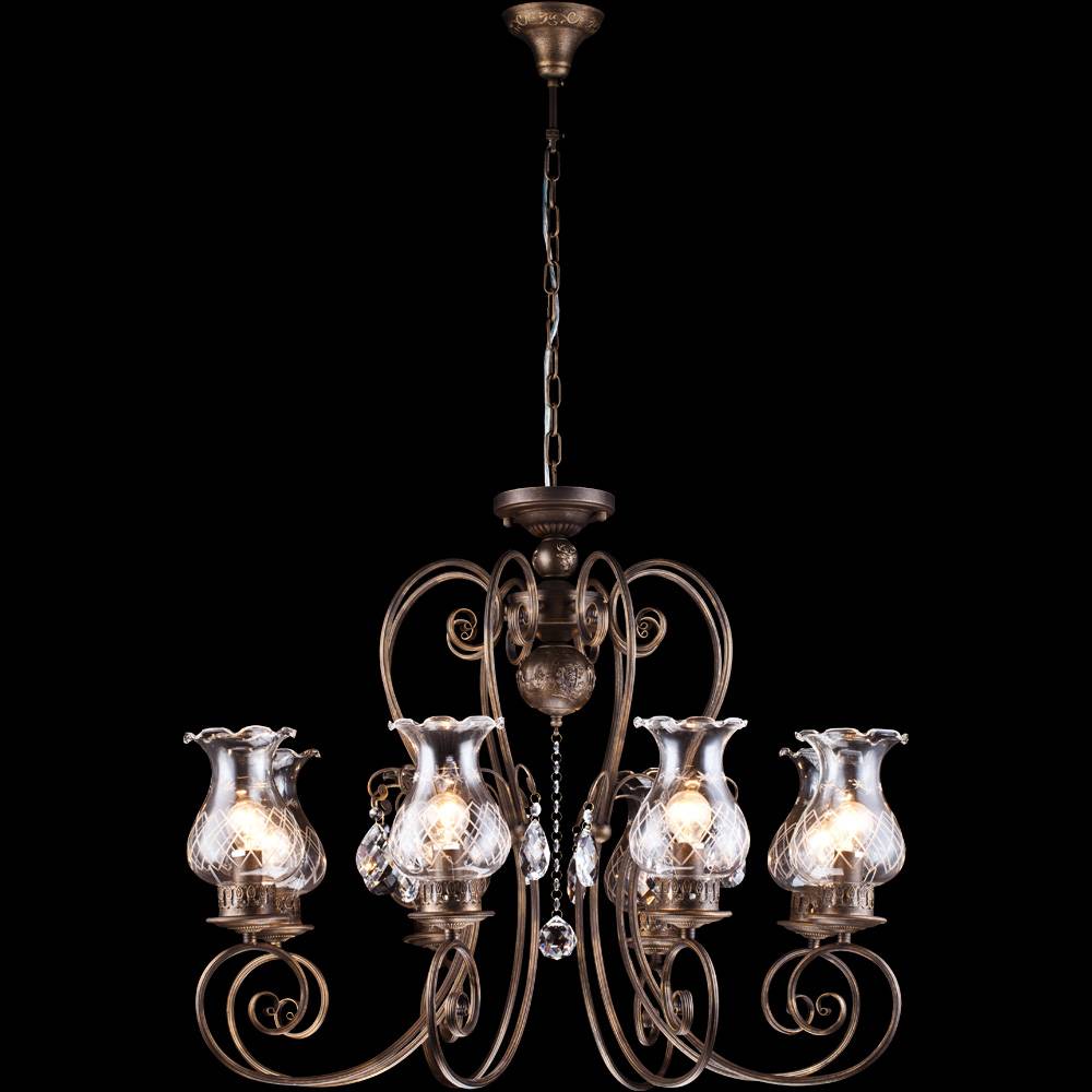 Подвесная люстра Arte Lamp Palermo A2053LM-8BR