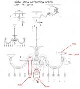 Подвесная люстра Odeon Light Alvada 2911/6
