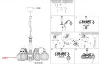 Подвесная люстра Odeon Light Ragon 2867/5