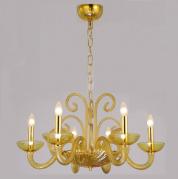 Подвесная люстра Crystal Lux Aelita SP6 Gold