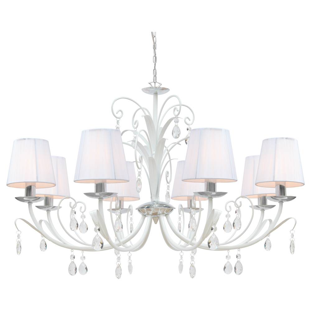 Подвесная люстра Arte Lamp Romana Snow A1743LM-8WH