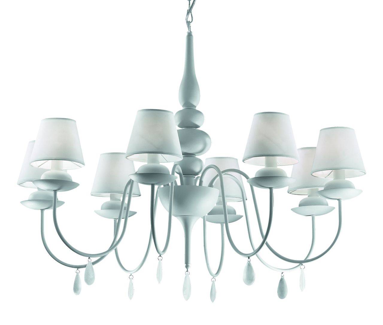 Подвесная люстра Ideal Lux Blanche SP8
