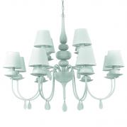 Подвесная люстра Ideal Lux Blanche SP12 Bianco