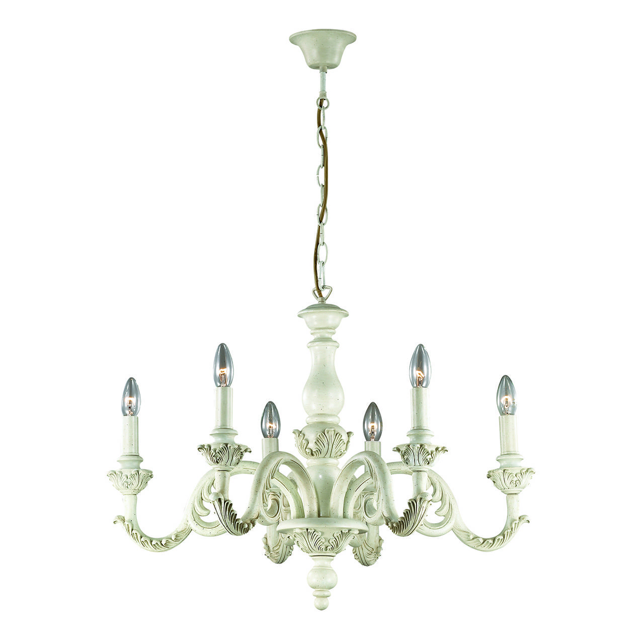 Подвесная люстра Ideal Lux Giglio SP6 Bianco