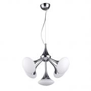 Подвесная люстра Luce Solara 3019/5PS Chrome/White