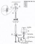 Потолочная люстра Odeon Light Kvinta 2274/5