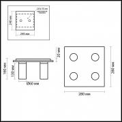 Потолочная люстра Odeon Light Tingi 2661/4C