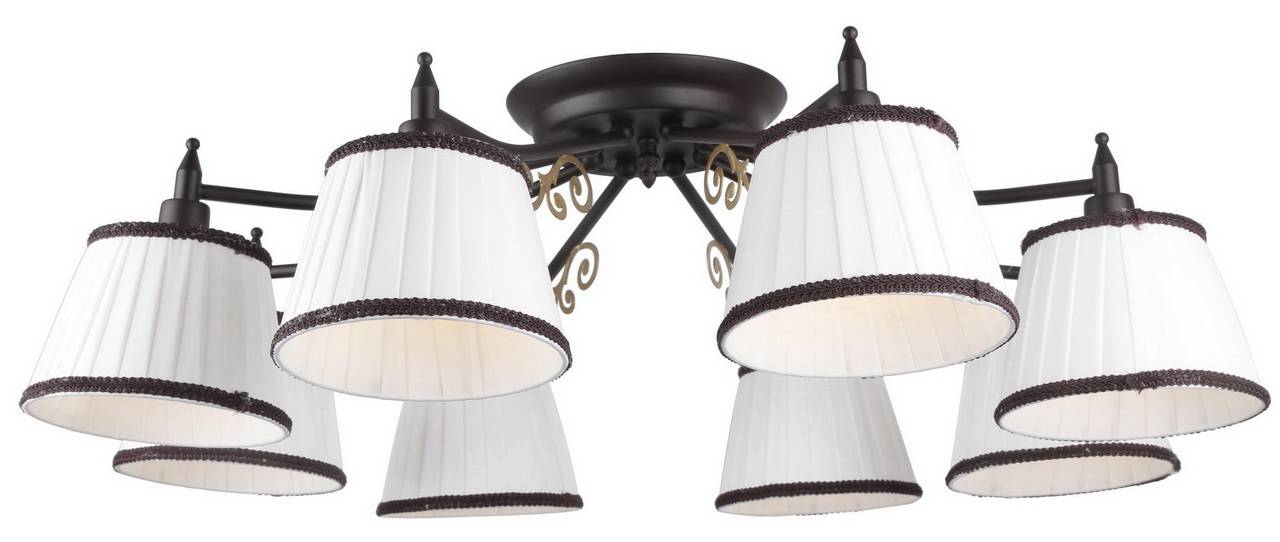 Потолочная люстра Arte Lamp Capri A6344PL-8BR